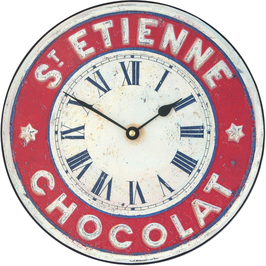 25.5cm St. Etienne Chocolate Wall Clock