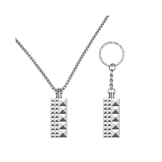 (32GB) Necklace Voice Recorder Smart Keychain Portable Mini Pendant