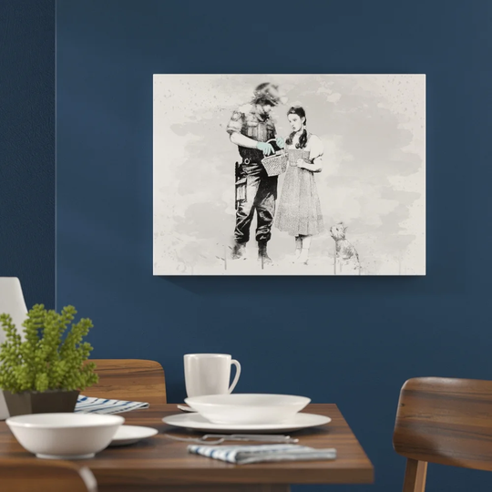 'Banksy Stop Search Dorothy Graffiti Wall Art' Graphic Art Print Poster
