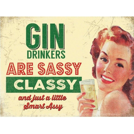 Fridge Magnet - Gin Drinkers Sassy Magnet