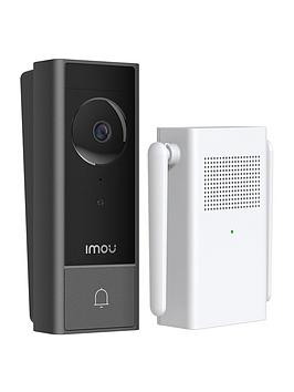Imou Outdoor Battery Doorbell, 2K, Built In Spotlight, Ai Human Detection, 2 Way Audio