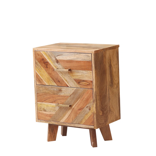 Altha 2 Drawer Bedside Table
