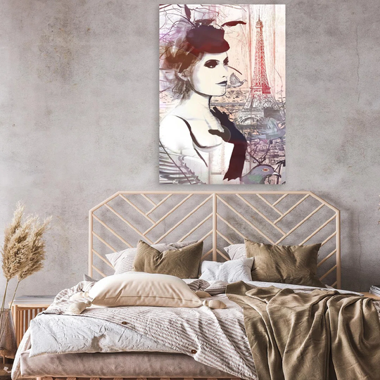 Canvas Print, Gray People