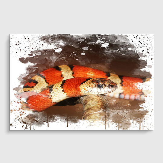 'Kingsnake' Graphic Art Print Poster