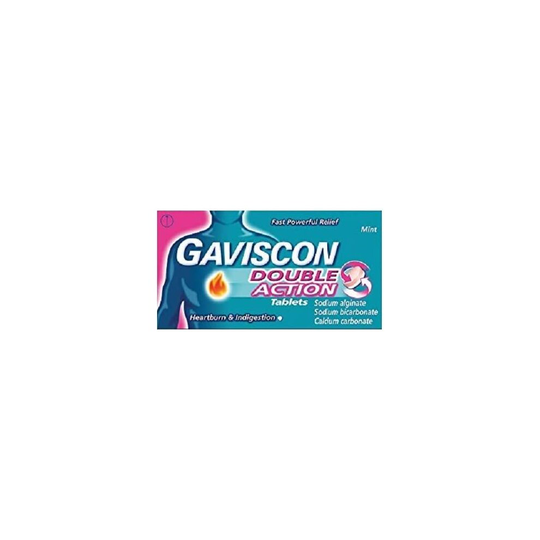 Double Action Tablets Heartburn and Indigestion, Pack of 96