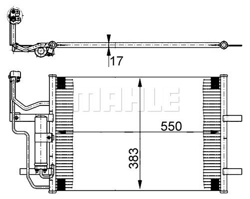 Condenser Air Conditioning 8FC351302-211 by BEHR