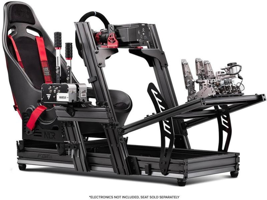 Next Level Racing F-GT Elite Aluminium Simulator Cockpit - Front and Side Mount Edition