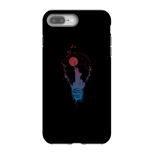 Balazs Solti NYC Moon Phone Case for iPhone and Android - iPhone 8 Plus - Tough Case - Gloss