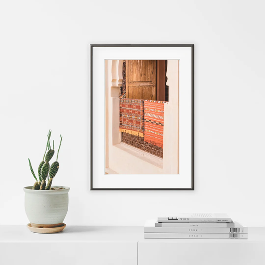 Moroccan Window N°1 - Picture Frame Photograph Print on Paper