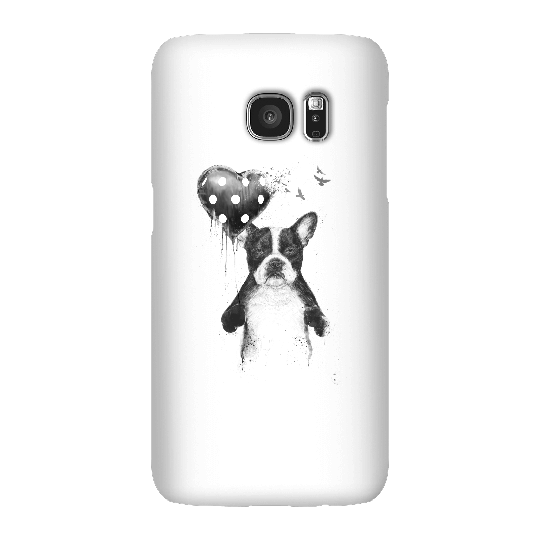 Balazs Solti Bulldog And Balloon Phone Case for iPhone and Android - Samsung S7 - Snap Case - Matte