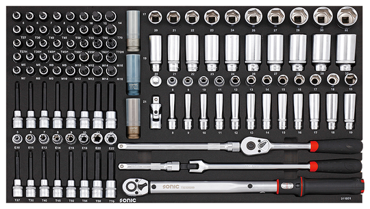 Sonic Socket set 1/2", Jumbo 118-piece 311801