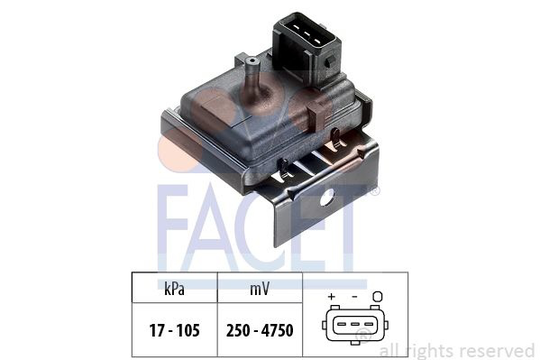 Air Pressure Sensor, height adaptation Made in Italy - OE Equivalent 103021