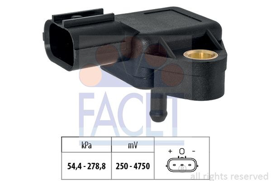 Air Pressure Sensor, height adaptation Made in Italy - OE Equivalent 103396