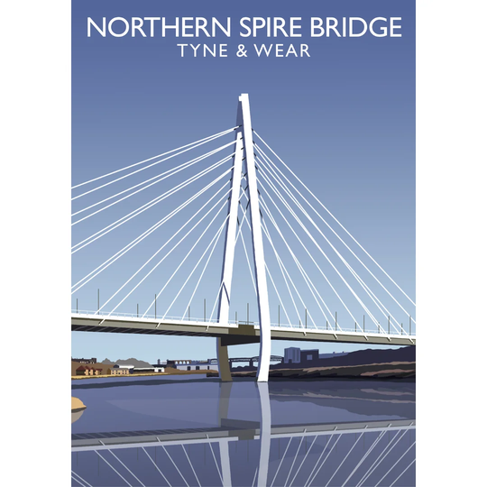 Northern Spire Bridge by Richard O'Neil - Graphic Art Print on Paper