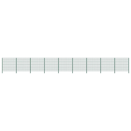 Malo Border Fence with Posts (15.3m x 1.6m)