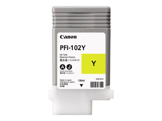 Canon (PFI-102 Y) Ink Cartridge yellow