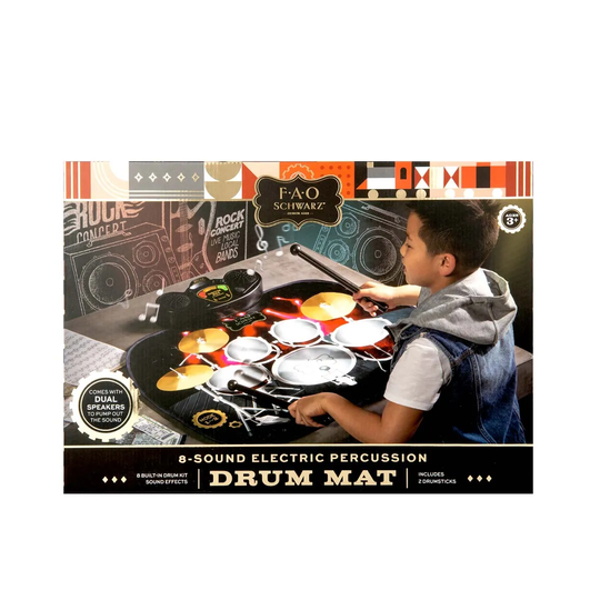 FAO Schwarz Toy Tabletop Drum Set Mat