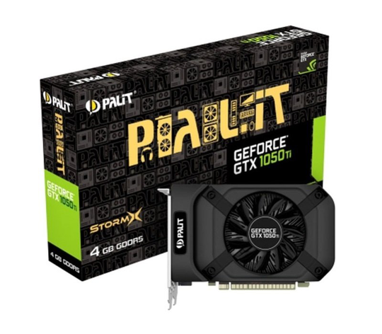 PALIT GeForce GTX 1050 Ti 4GB STORMX Graphics Card