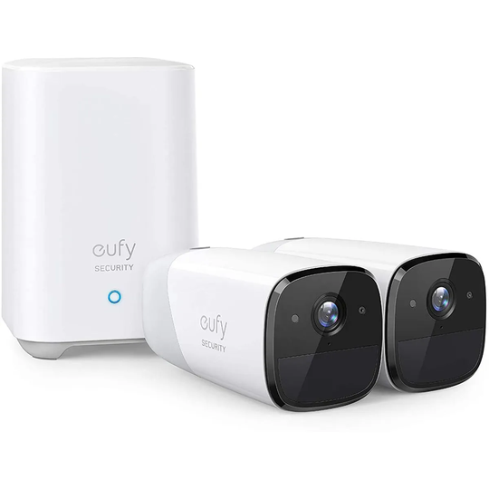 EufyCam 2 - 2 Cam Kit + HomeBase 2 - White
