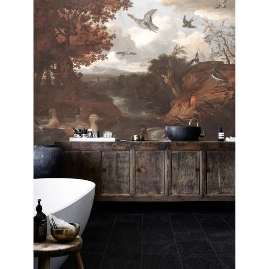 Walllpaper Roll 416X254cm Wallpaper Material With Print Mural Decoration Kitchen Livingroom Bedroom - Ducksbirds Vintage
