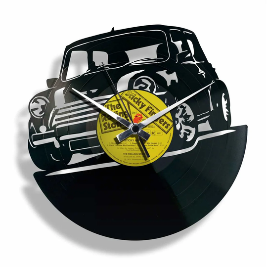 Mini Vinyl Inspired by the Icon of the 60s 30cm Silent Wall Clock