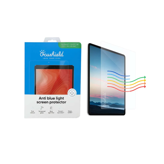 Ocushield Blue Light Screen Protector iPad 5th&6th Gen/Air1&2/Pro 9.7inch - Tempered Glass