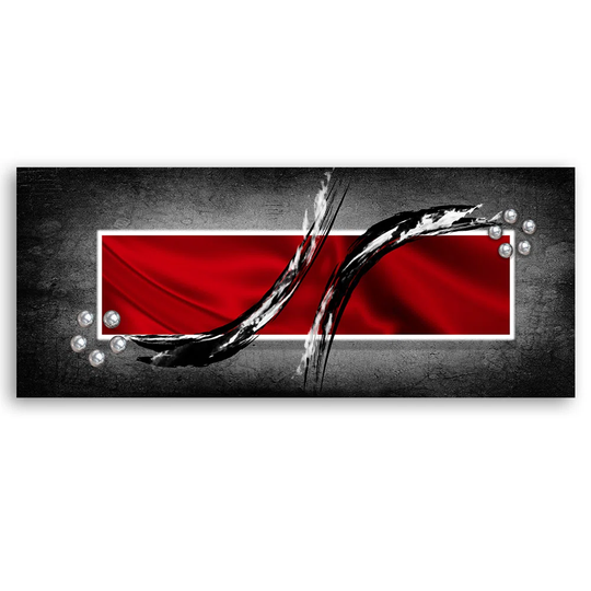 Canvas Print, Red Abstractions 16865