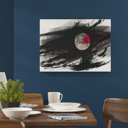 'Moon from Space NASA' Graphic Art Print Poster