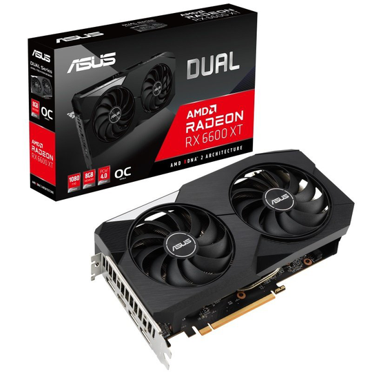 ASUS Radeon RX 6600 XT 8GB DUAL OC Graphics Card