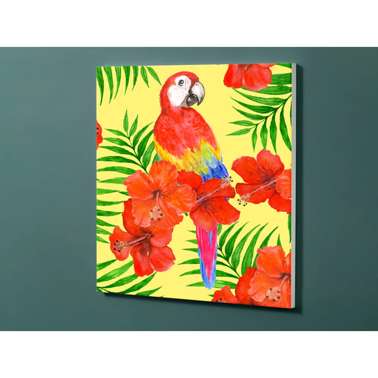 Notiz Motive Parrot Magnetic Wall Mounted Cork Board