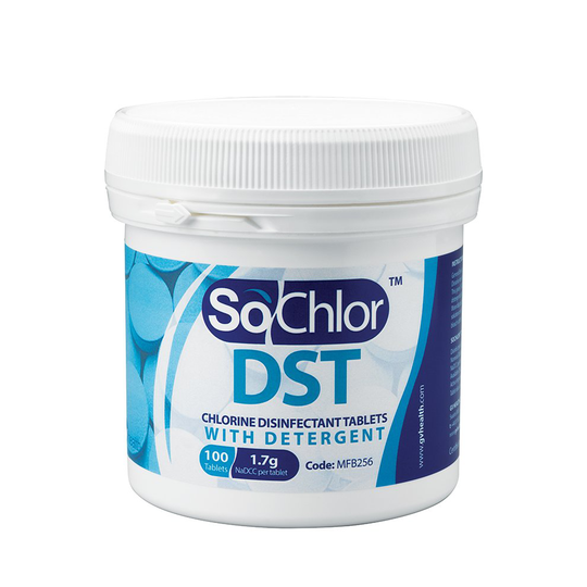 SoChlor DST Tablets Chlorine with Detergent Disinfectant - 100 pack