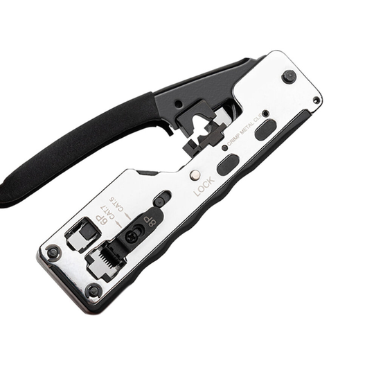 Combo Network Rj45 Tool Telecom Crimping Crimper For Rj45 Cat7 Cat6A Cat6 Cat5 Rj11 Rj12 Modular Plugs Metal Clips Pliers Tools