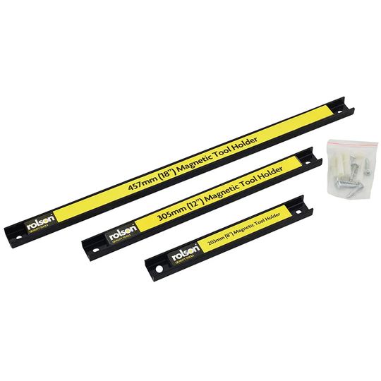 Rolson 3 Piece Magnetic Tool Holder Set