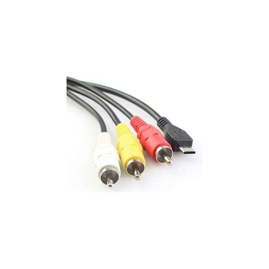 AV/TV Cable For Sony CyberShot DSC-RX10 Digital Camera