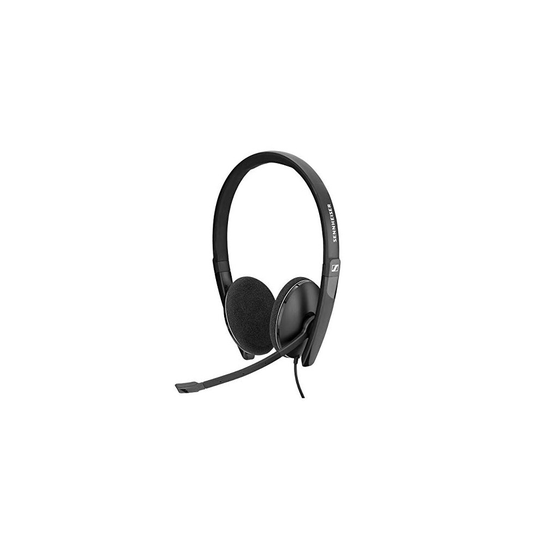 Sennheiser PC 5.2 CHAT, wired headset for casual gaming, e-learning and music, noise cancelling microphone, call control, foldable microphone �