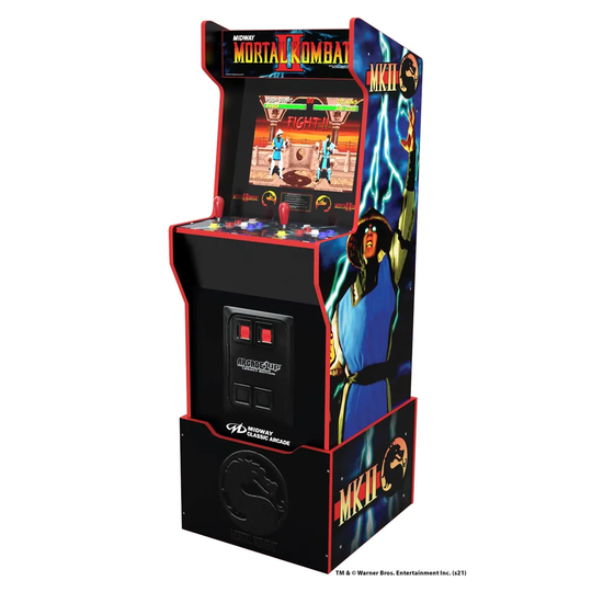 Arcade1Up Midway Legacy Edition Arcade Machine with Riser Includes Mortal Kombat Games