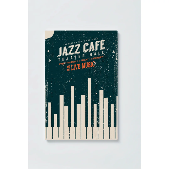 Jazz Cafe Magnetic Wall Mounted Cork Board