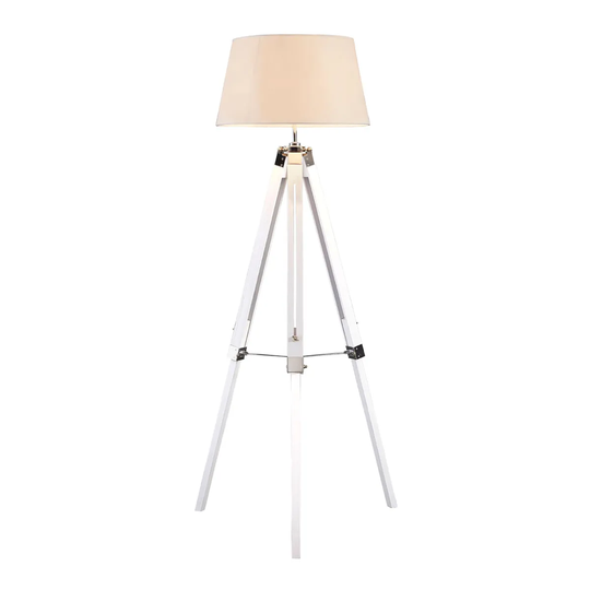 Premier Housewares Bailey Floor Lamp Tripod - White