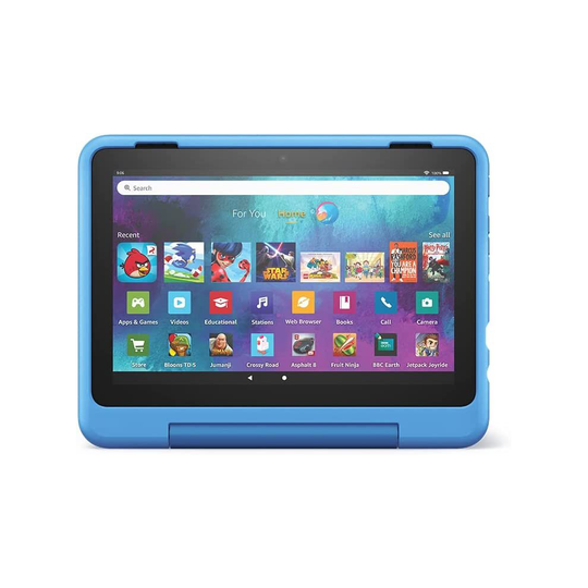 Fire HD 8 Kids Pro tablet 8-inch HD display, Kid-Friendly Case, 32 GB, 2022 release, Cyber Sky