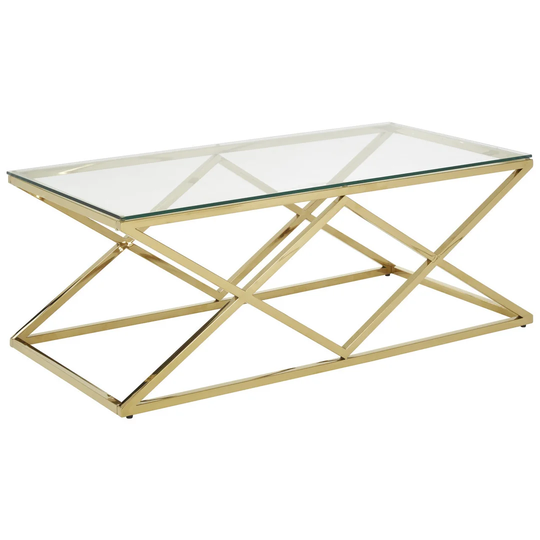 Redd Cross Legs Coffee Table