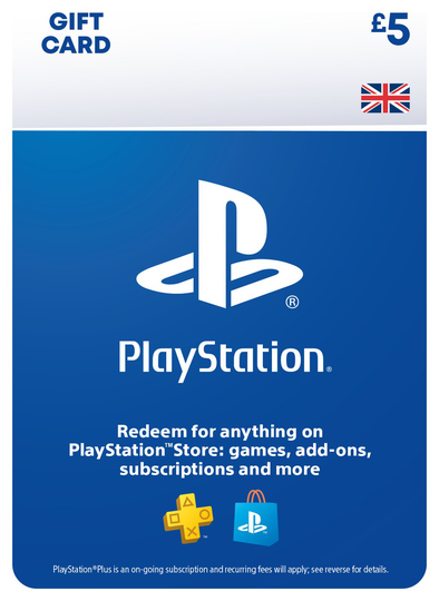 PlayStation Store 5 GBP Gift Card