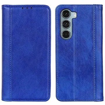 Motorola Moto G200 5G Wallet Leather Case with Kickstand - Blue