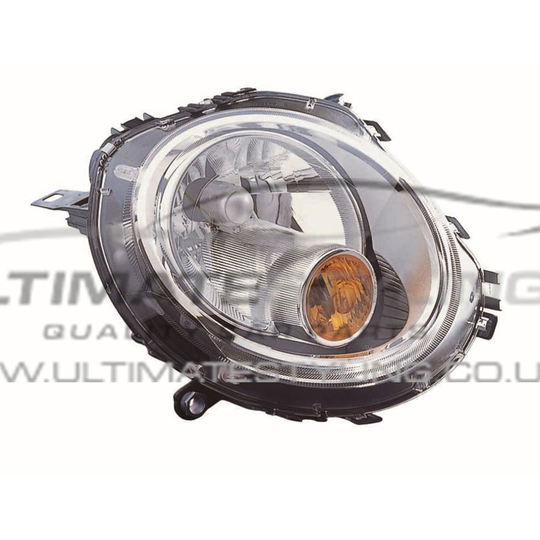 BMW Mini R56 Hatchback 7/2006-4/2014 Halogen Headlight Headlamp Drivers Side O/S