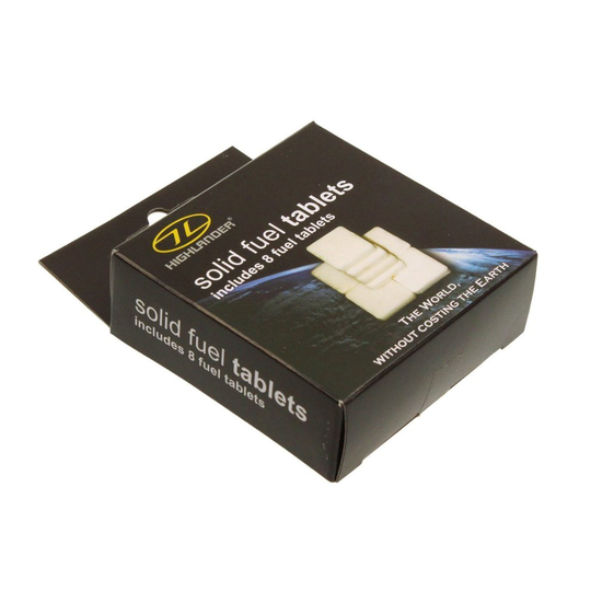 Highlander Hexamine Solid Fuel Tablets - Pack of 8
