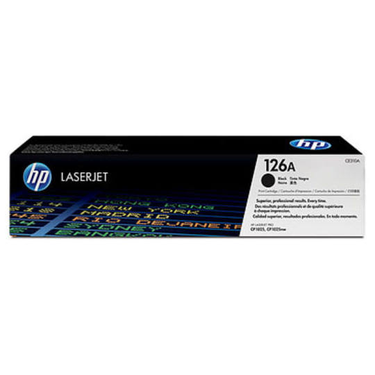 HP 126A Black Dual Pack Toner Cartridges - CE310AD