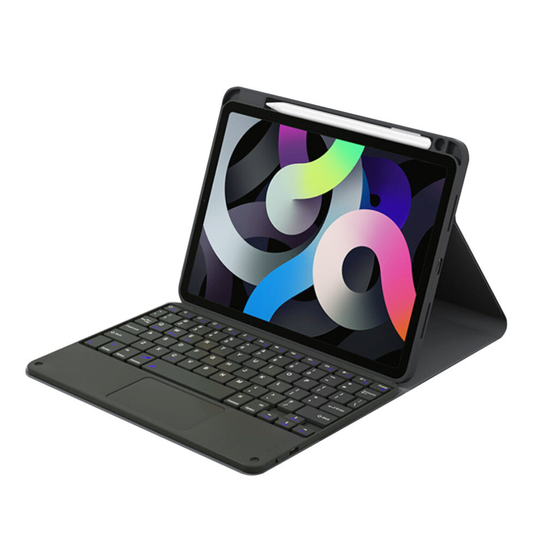 (iPad Pro 10.5-inch -Black) Mini Bluetooth Keyboard And Mouse iPad With Backlit