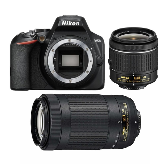 NIKON D3500 KIT AF-P 18-55mm F3.5-5.6G VR+AF-P DX 70-300MM G ED VR DX