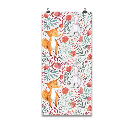 Walllpaper Roll 290X290cm Wallpaper Material With Print Mural Decoration Kitchen Livingroom Bedroom - Utensil Vintage Foxy Animals Wild Animals