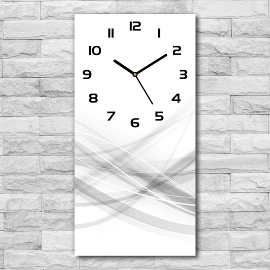 Glass Wall Clock - 30X60cm - Decoration Tempered Safe Glass - Glass Picture Image Wall Art - Modern Decoration Kitchen Bedroom Livingroom -f-79334921