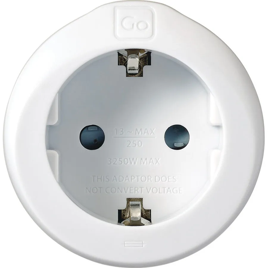 Go Travel EU-UK Adaptor